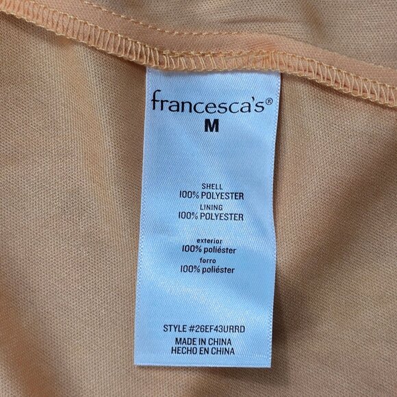 Audrey Parks Medium Multicolor Orange Pink Yellow Maxi Dress Halter Boho Beachy - Picture 3 of 4